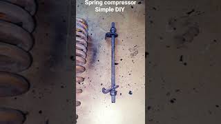 Make simple spring compressor DIY for shocks [upl. by Anerhs564]