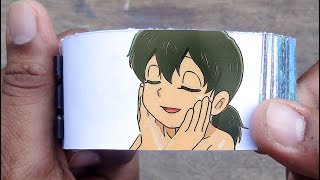 Doraemon Cartoon Flipbook 148  Shizuka Bathing Flip Book  Flip Book Artist 2023 [upl. by Anirbes]