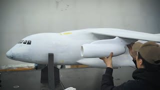 Building the Pylon of Y20airplane aviation military aircraft [upl. by Ande]