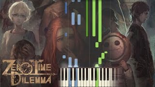 Zero Time Dilemma  Morphogenetic Sorrow  Piano Synthesia [upl. by Akimad]