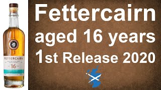 Fettercairn 1st Release 2020 aged 16 years Single Malt Scotch Whisky review from WhiskyJason [upl. by Newfeld]