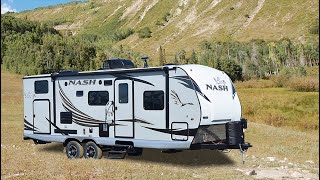 Quick Tour of the NASH 24B Travel Trailer [upl. by Bertolde]