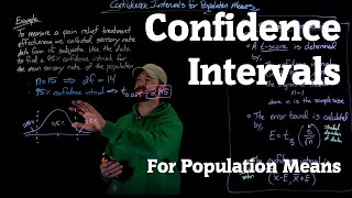 Confidence Intervals for Population Means 4K Lightboard Math Lecture [upl. by Ogden]