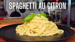 SPAGHETTI AU CITRON  Une recette facile et parfumée pour finir lété en beauté [upl. by Enovahs]