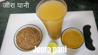 Jeera Pani  jeera water  जीरा पानी  How To Make Jeera Pani  Santu Recipes [upl. by Aekahs]