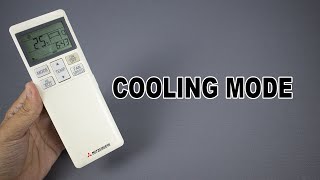 How to Properly Set Mitsubishi AC Remote Control for Cooling Setting [upl. by Ahsirkal]