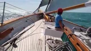 Sailing Schooner America 20 out from Key West [upl. by Delastre324]