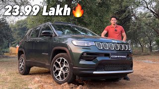 American Tank🔥 2024 Jeep Compass Diesel Auto 4x2 Limited Opt Drive Review [upl. by Ydak]