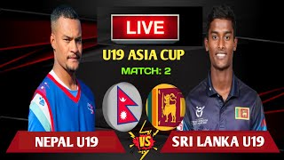 Nepal vs Sri Lanka Acc U19 Asia Cup Live Score amp Commentary  Nepal U19 vs Sri Lanka U19 Today Match [upl. by Haley223]