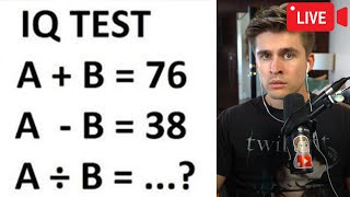 finding out how dumb I am IQ TEST [upl. by Nebuer]