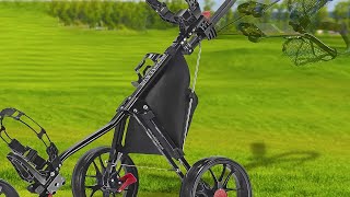 Caddytek CaddyLite 115 V3 3 Wheel Golf Push Cart  SuperLite Deluxe Lightweight [upl. by Ahseined]