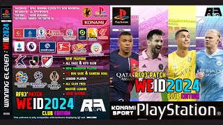 WINNING ELEVEN 2024 PS1 MOD  BYRF93PATCH  EPSXE [upl. by Edvard]