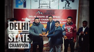 Delhi State Championship Recap 2021  Bhaskar Powerlifting  National Champion [upl. by Annait895]