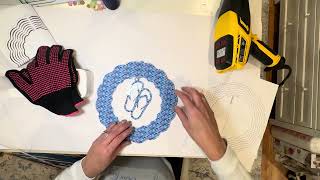 How to Make an Acrylic Wind Spinner Beginner Round Acrylic Wind Spinner HowTo [upl. by Latif]