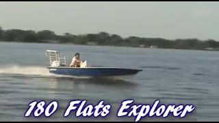 Flats Boats Shallow Water Boats  Fishing Skiffs by Bay Craft Boats 180 Flats Explorer [upl. by Rehctelf881]