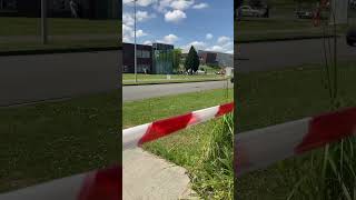 Course de voiture au zoning de nivelles [upl. by Anawad]