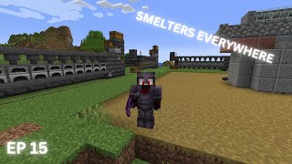 Smelters Everywhere Eg Boomer Minecraft EP15 [upl. by Anetta]