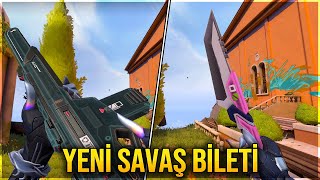 YENİ SAVAŞ BİLETİ OYNANIŞ ALINIR MI VALORANT Yeni Skinler [upl. by Shanleigh853]