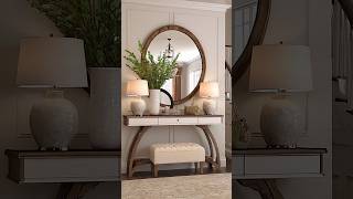 Entryway Decorating Ideas 2024 Entrance Foyer Designs Home Interior Design Trends console Table [upl. by Ardiedal605]