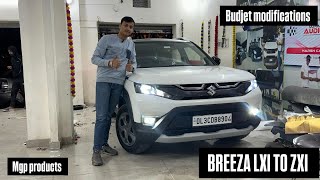 Breeza base to top modified lxi to zxi plus harsh car shringar karol bagh [upl. by Yeneffit837]