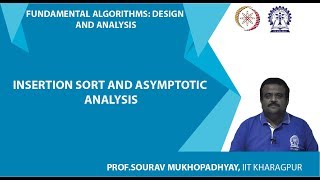 Insertion Sort and Asymptotic Analysis [upl. by Naitirb]