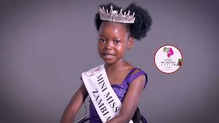 Mini Miss Africa Zambia 2023 Chaabota Faith Siabwanda  Farewell Speech [upl. by Auqenehs]