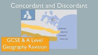 Discordant and Concordant Coastlines GCSE Geography A Level Revision Coasts [upl. by Ennovyhs]