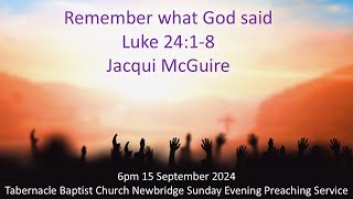 6PM 15 SEPTEMBER 2025 SUNDAY EVENING PREACHING SERVICE  TABERNACLE BAPTIST CHURCH NEWBRIDGE [upl. by Ardnaxila]