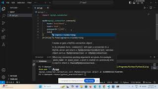 PYTHON CLASS 13 ENGLISH MYSQL TO PYTHON DATABASE CONNECTION [upl. by Hasile]