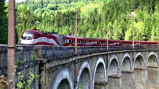 Die Semmeringbahn im Spätsommer 2014 Teil 1 [upl. by Eelatsyrc685]