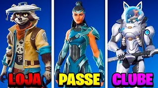 TODAS AS NOVAS SKINS DA NOVA ATUALIZAÇÃO DO FORTNITE SKIN DO PASSE VAZAMENTOS E MAIS v2830 [upl. by Ramirol]