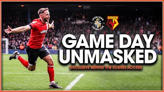 Derby Day delight ⚽️⚽️⚽️  GAME DAY UNMASKED  Luton 30 Watford [upl. by Franz]