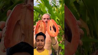 Delicious mamey sapote fruit 😍😍shortsfeed shorts fruit sapote mameysapote fruiteating [upl. by Elo]