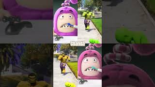 ODDBODS BRUSH YOUR TEETH IN STYLE VS DEDDY HULK SAVING BABY FROM THREE HULK CLOWNS COFFIN DANCE SONG [upl. by Kristofor310]