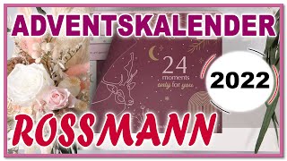 NUR 1999€  ROSSMANN 24 moments only for you Adventskalender 2022  TOP oder FLOP [upl. by Eimak660]