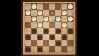 Checkers Game  Online Tournament  Gameplay [upl. by Baalman]