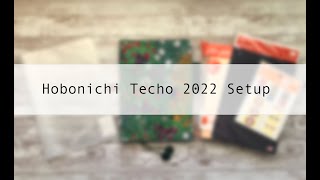 Hobonichi Techo 2022 Setup no talk [upl. by Aryk]