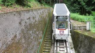 Standseilbahn in KarlsbadKarlovy Vary [upl. by Burnley]