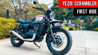 Yezdi Scrambler Detailed Ride Review  Can you Scram [upl. by Dino259]