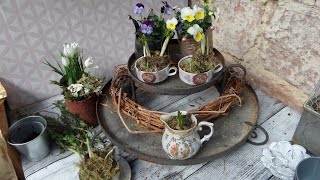 8 DIY2024 Blumen DEKOs mal GANZ ANDERS Haus amp Garten amp viel MEHR  UPCYCLING [upl. by Chema]