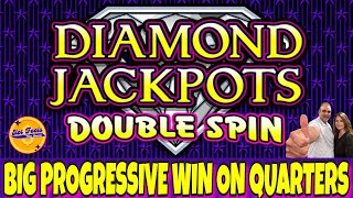 DIAMOND JACKPOTS DOUBLE SPIN  CAN WE GET IT  WINSTAR CASINO [upl. by Apurk]