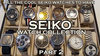 SEIKO Watch Collection  Part Two 2 [upl. by Aznarepse]