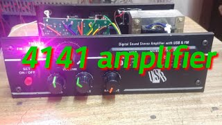 Stk 4141 stereo amplifier low budget [upl. by Aimet]