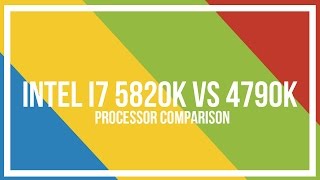 Intel i7 5820k vs i7 4790k  CPU comparison and benchmarks [upl. by Girovard733]