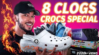 8 BEST CROCSCLOGS FOR MEN Crocs Footwear Haul 2024  True fashion surplus [upl. by Haibot987]