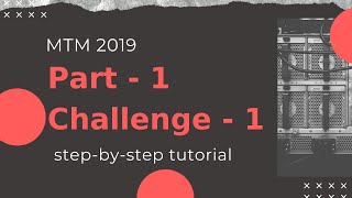 Part 1 Challenge 1 solution  Master the Mainframe 2019  IBM MTM 2019 [upl. by Enelaj892]