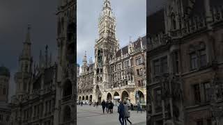 Marienplatz Germany town germany people goodvibes youtube youtubeshorts fyp views share [upl. by Cirdes]