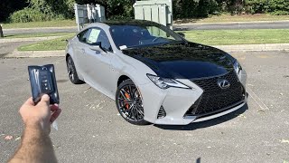 2023 Lexus RC350 F Sport Start Up Exhaust Test Drive Walkaround POV and Review [upl. by Anihcak774]