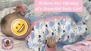 REBORN BOX OPENING of a Beautiful Baby Girl [upl. by Fry]