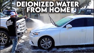 How I Get Deionized DI Water From Home  559 Mobile Detailing [upl. by Ysirhc]